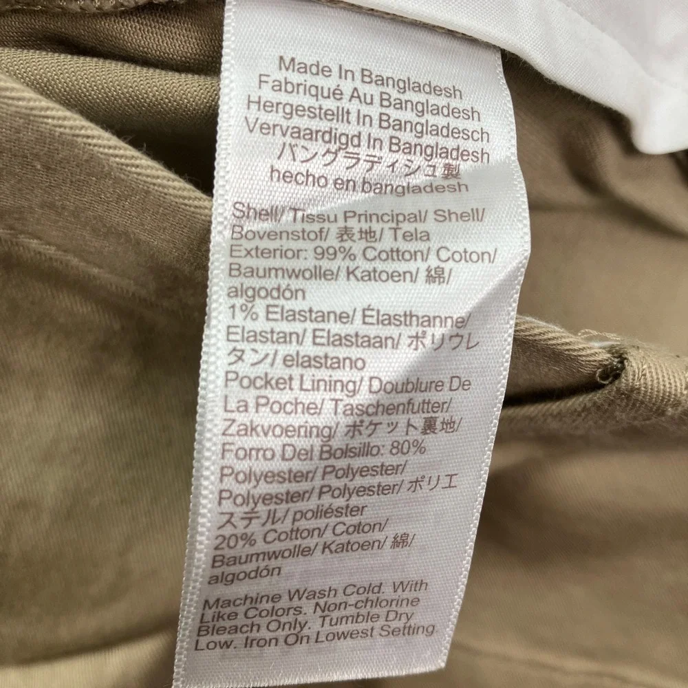 NEW J.Crew Mens 34 Shorts Khaki 7